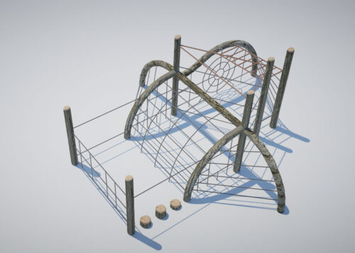 Net-Tastic is a large net playground structure