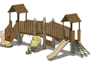 TL-113 is a TreeLine series of playground structures that is made from 2-12 year olds and has roof options.