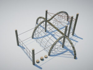Net-Tastic is a large net playground structure